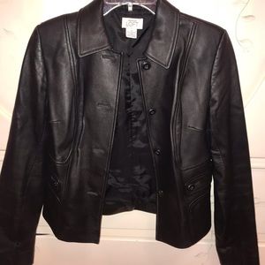 Soft leather jacket